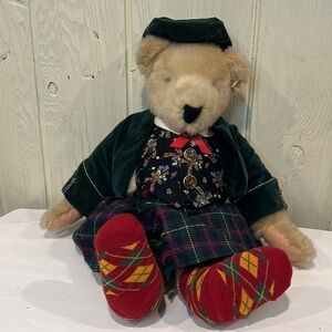 Cornelius VanderBesr Vintage 1982 plush stuffed jointed about 20 inches